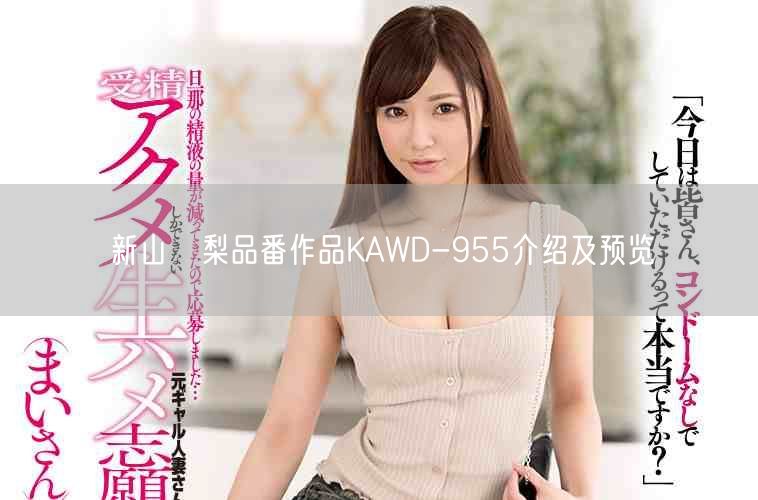 新山恵梨品番作品KAWD-955介绍及预览